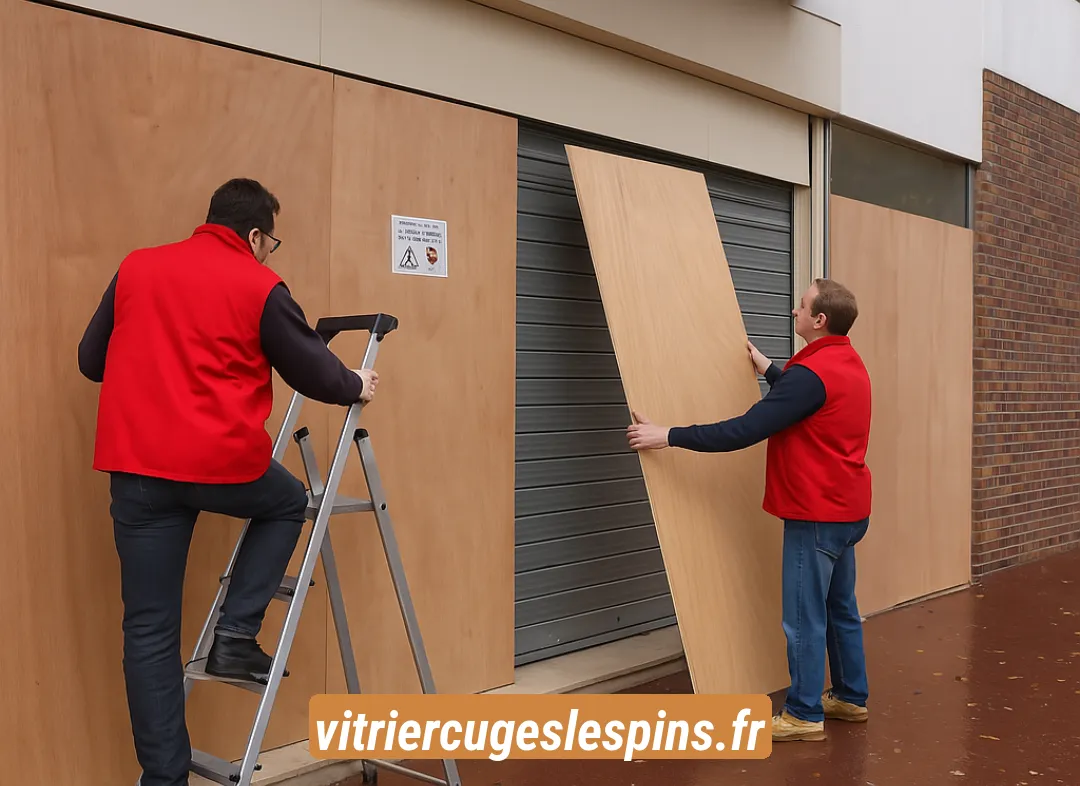 Mise en sécurité fermeture provisoire Cuges-les-Pins