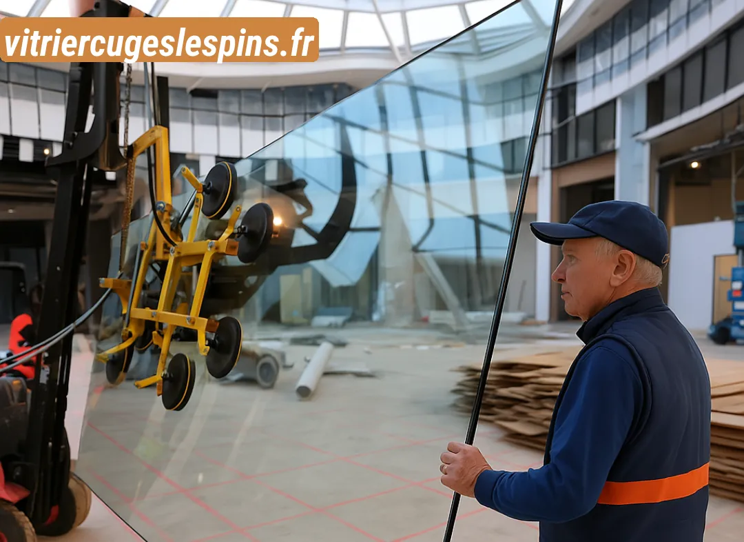 Remplacement de vitrine magasin Cuges-les-Pins